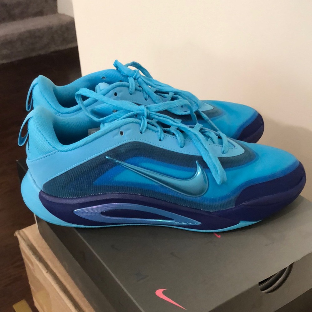 Nike Vibrant Blue and Deep Purple Sneakers